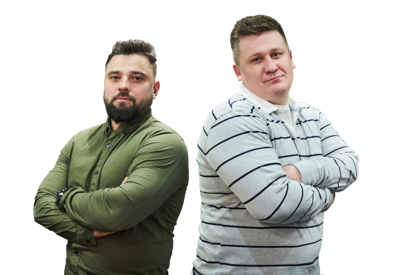 Bartosz Czajka i Jakub Łamajkowski